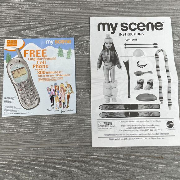 2003 Barbie My Scene Chillin Out Chelsea Madison Y2K Accessories & Box NO DOLLS! - Picture 13 of 15